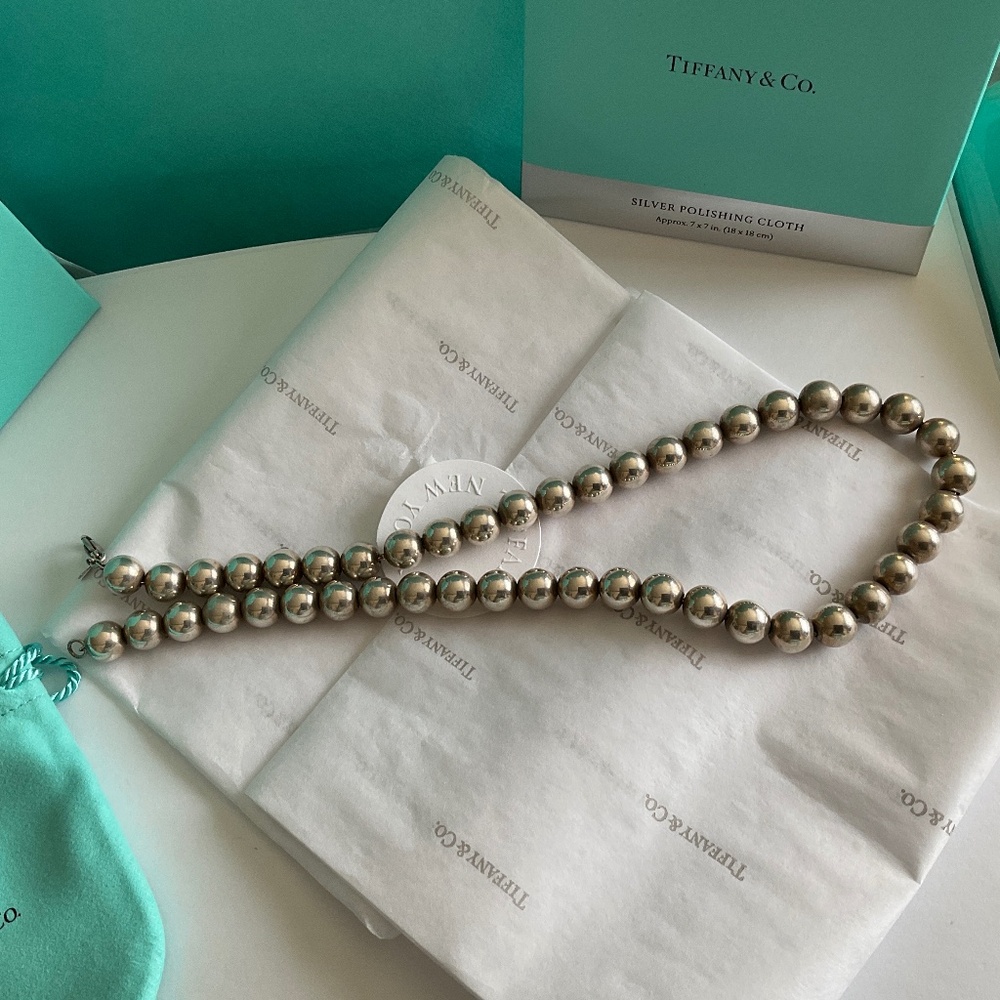 Tiffany & Co. Silver Bead Necklace